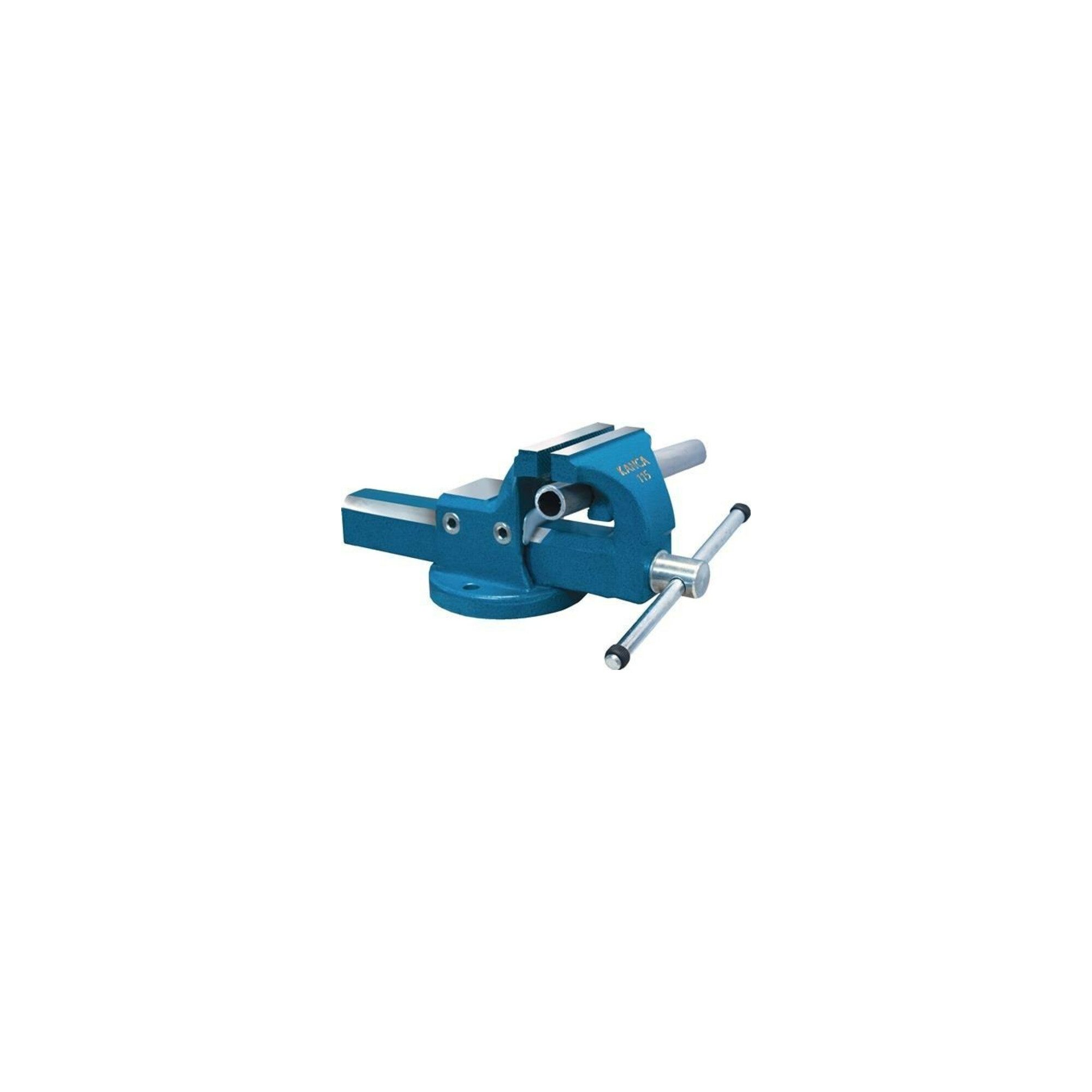 KANCA Schraubstock Parallelschraubstock Fortissimo Fix Backen-B.115mm Spann-W.140mm gesch