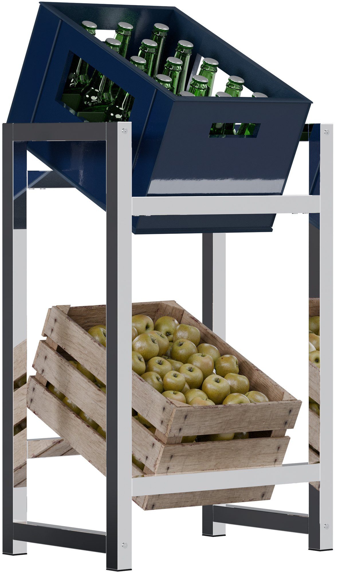 CLP Standregal Stack, Getränkekistenständer aus stabilem günstig online kaufen