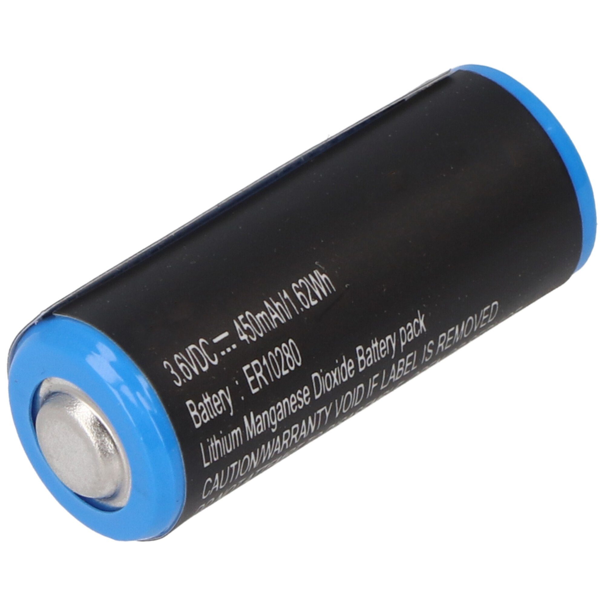 Abmessungen LiSOCl2 Volt 28 AccuCell 450mAh, 3,7 1,68Wh Batterie ER10280 ca. Batterie x