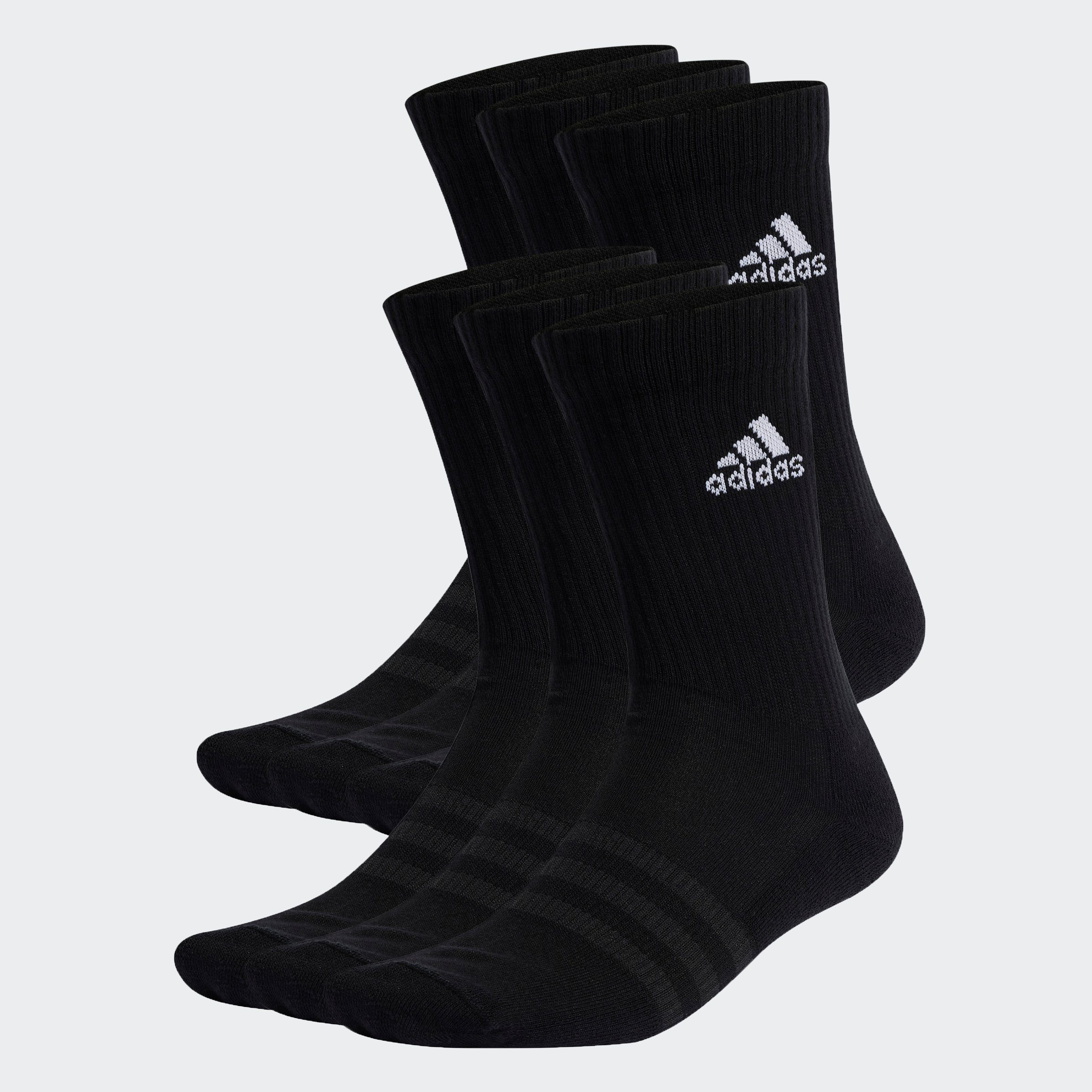 adidas Performance Sportsocken CUSHIONED SPORTSWEAR CREW SOCKEN, 6 PAAR (6-Paar)