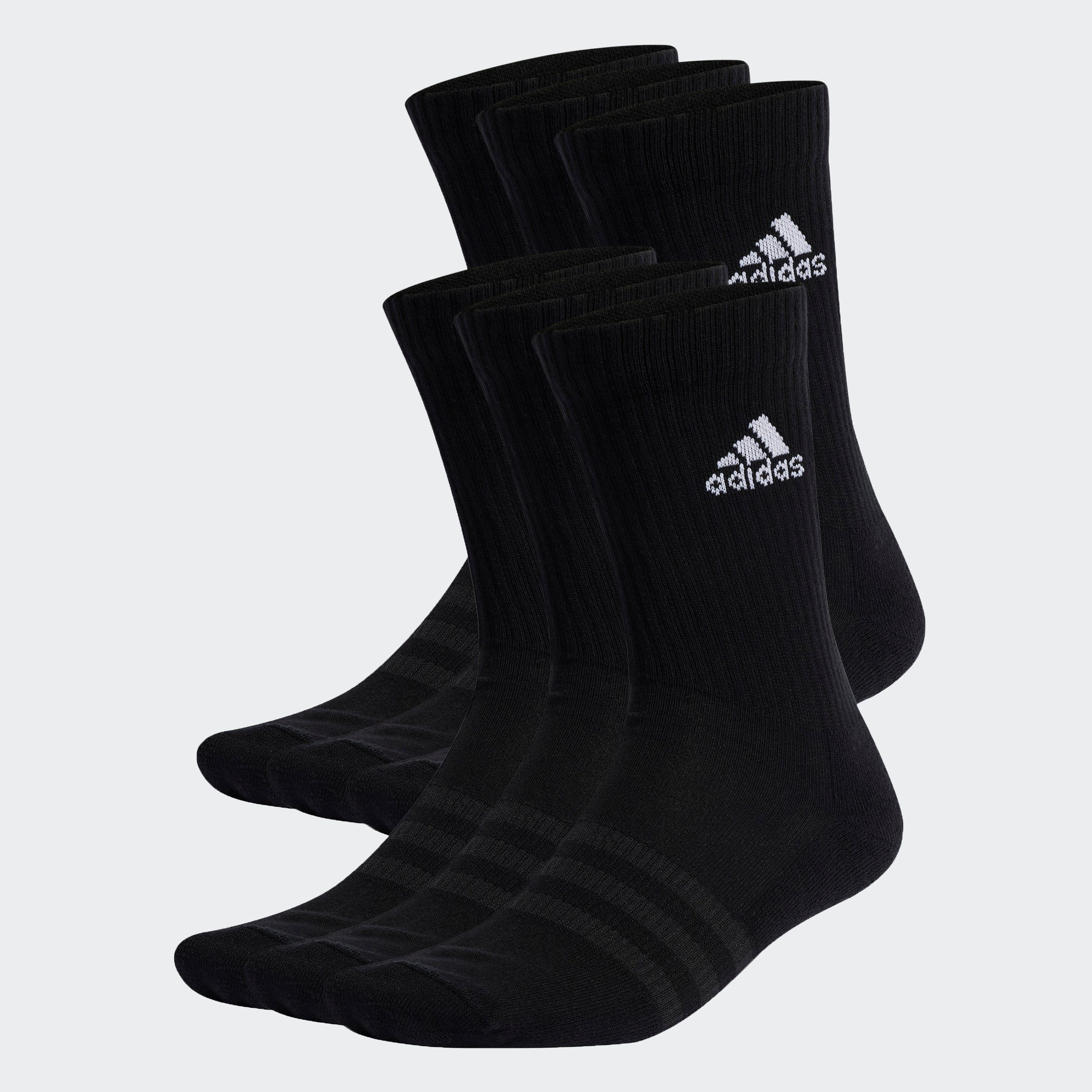 adidas Performance Funktionssocken CUSHIONED SPORTSWEAR CREW SOCKEN, 6 PAAR (6-Paar)