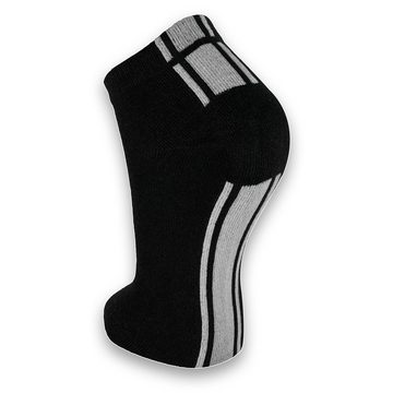 TEXEMP Sneakersocken 12 Paar Sneaker Socken Sport Freizeit Damen Herren Socken Baumwolle (Packung, 12 Paar)