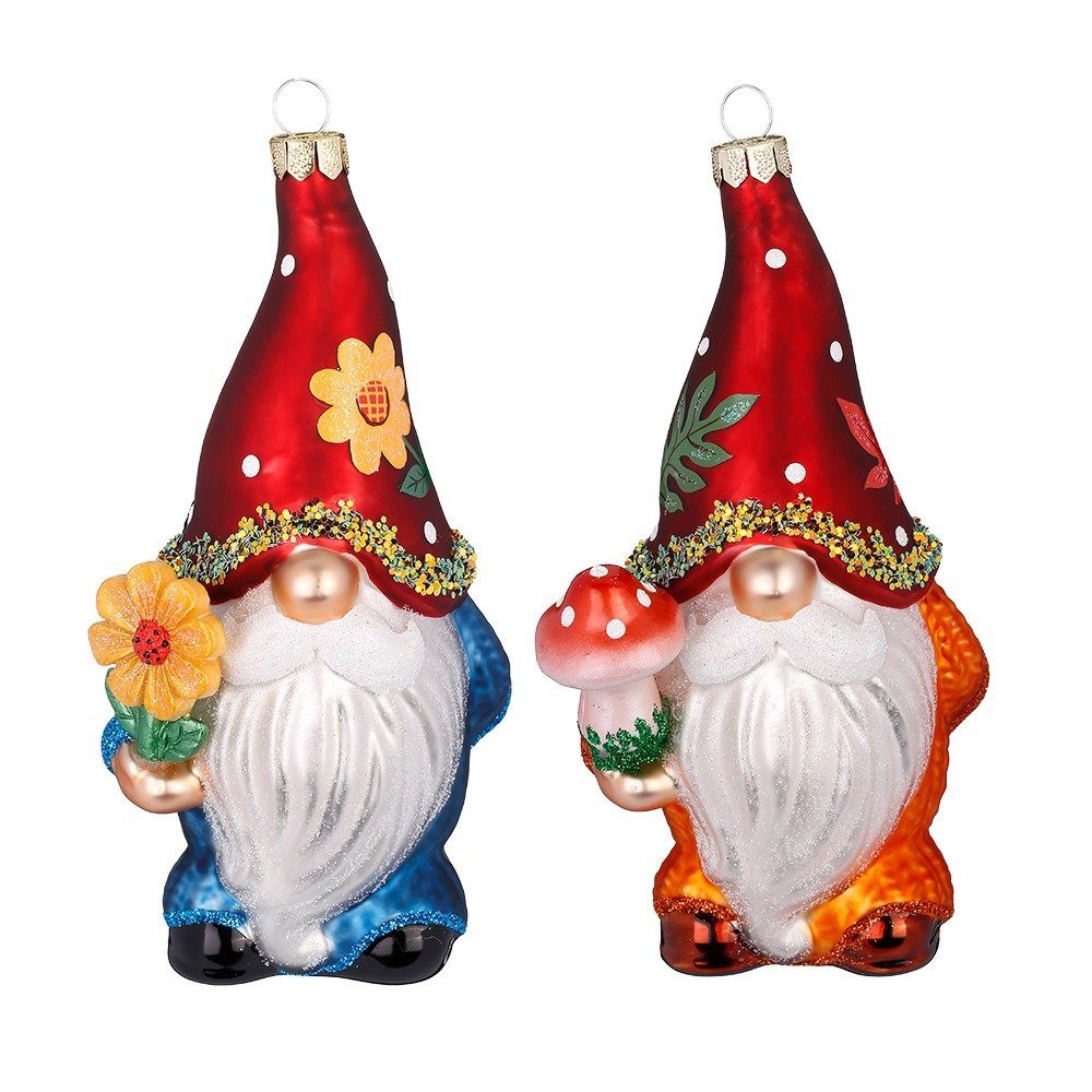 MAGIC by Inge Christbaumschmuck, Christbaumschmuck Wichtel Glas 13,5cm Rot günstig online kaufen
