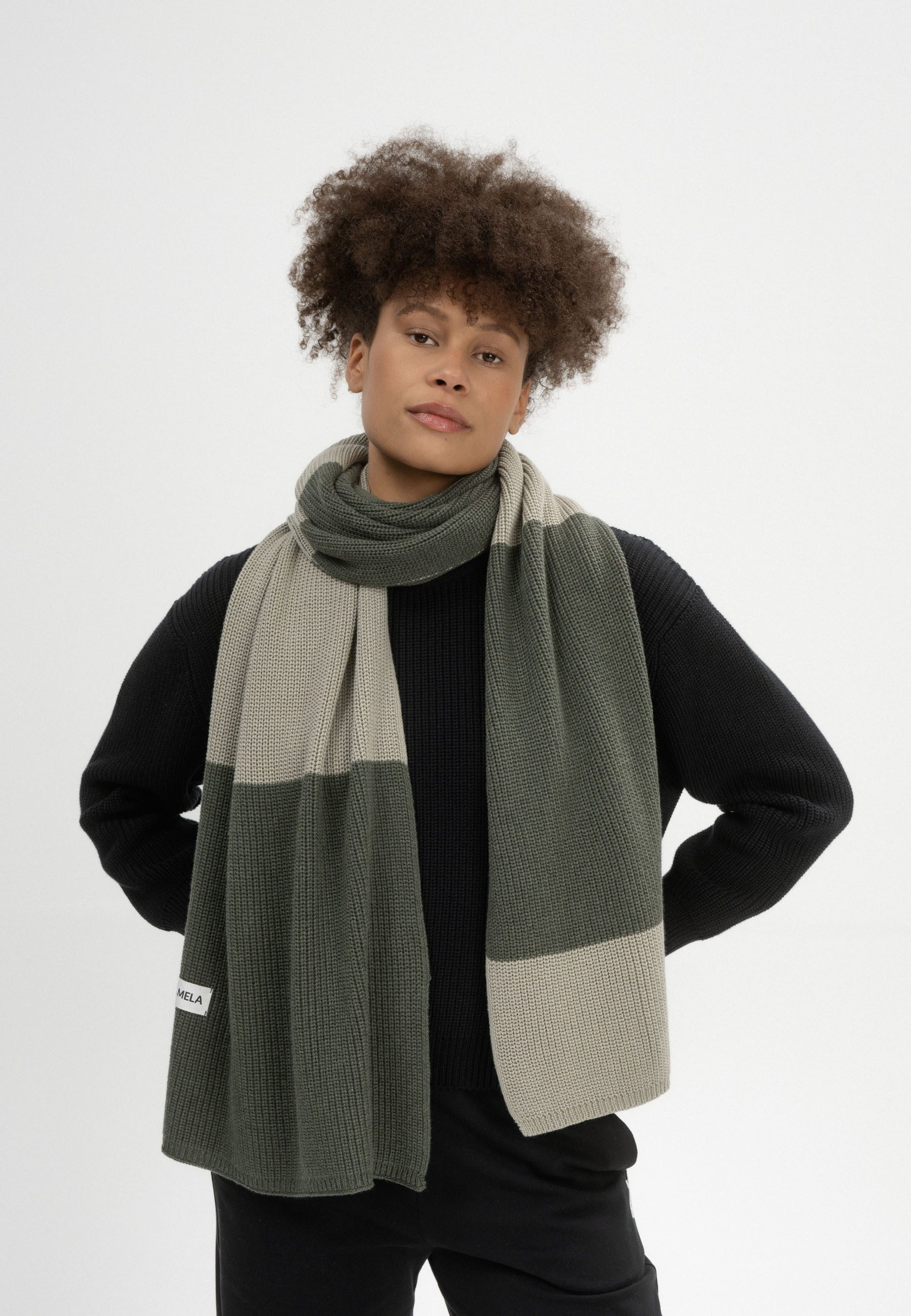 Schal Rippstrick multicolor Schal Style KAZIM
