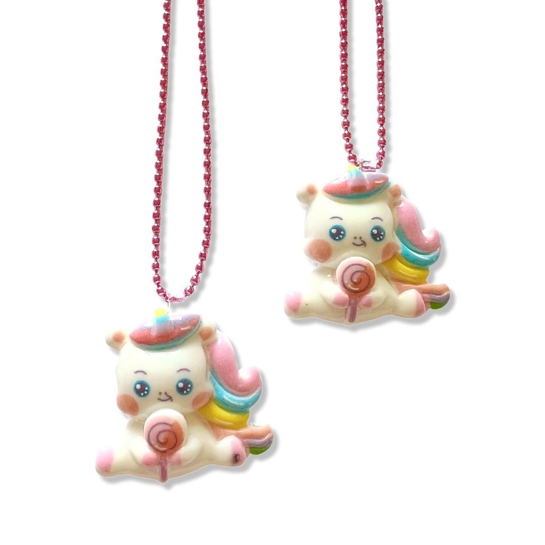 suebidou Charm-Kette Deluxe Halskette Kugelkette mit süßem Design Anhänger anpassbar