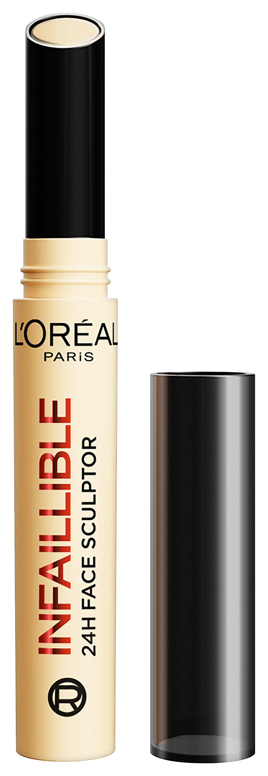 L'ORÉAL PARIS Contouring-Stick INFAILLIBLE 24H FACE SCULPTOR CONTOURING STICK, sorgt auch unterwegs für besonders schnelle Touch-ups