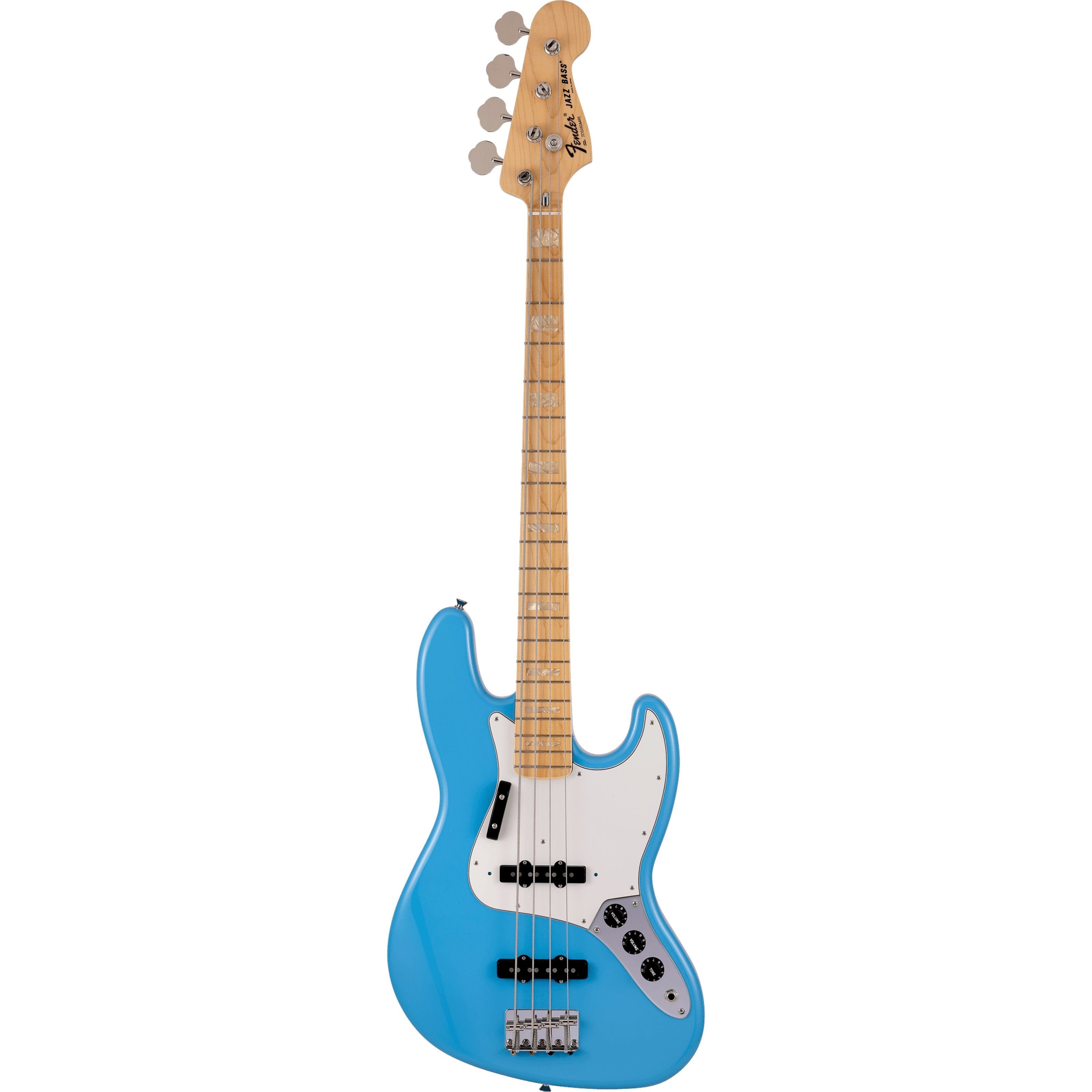 Fender E-Bass, E-Bässe, 4-Saiter E-Bässe, MIJ LTD Jazz Bass International Color Maui Blue - E-Bass