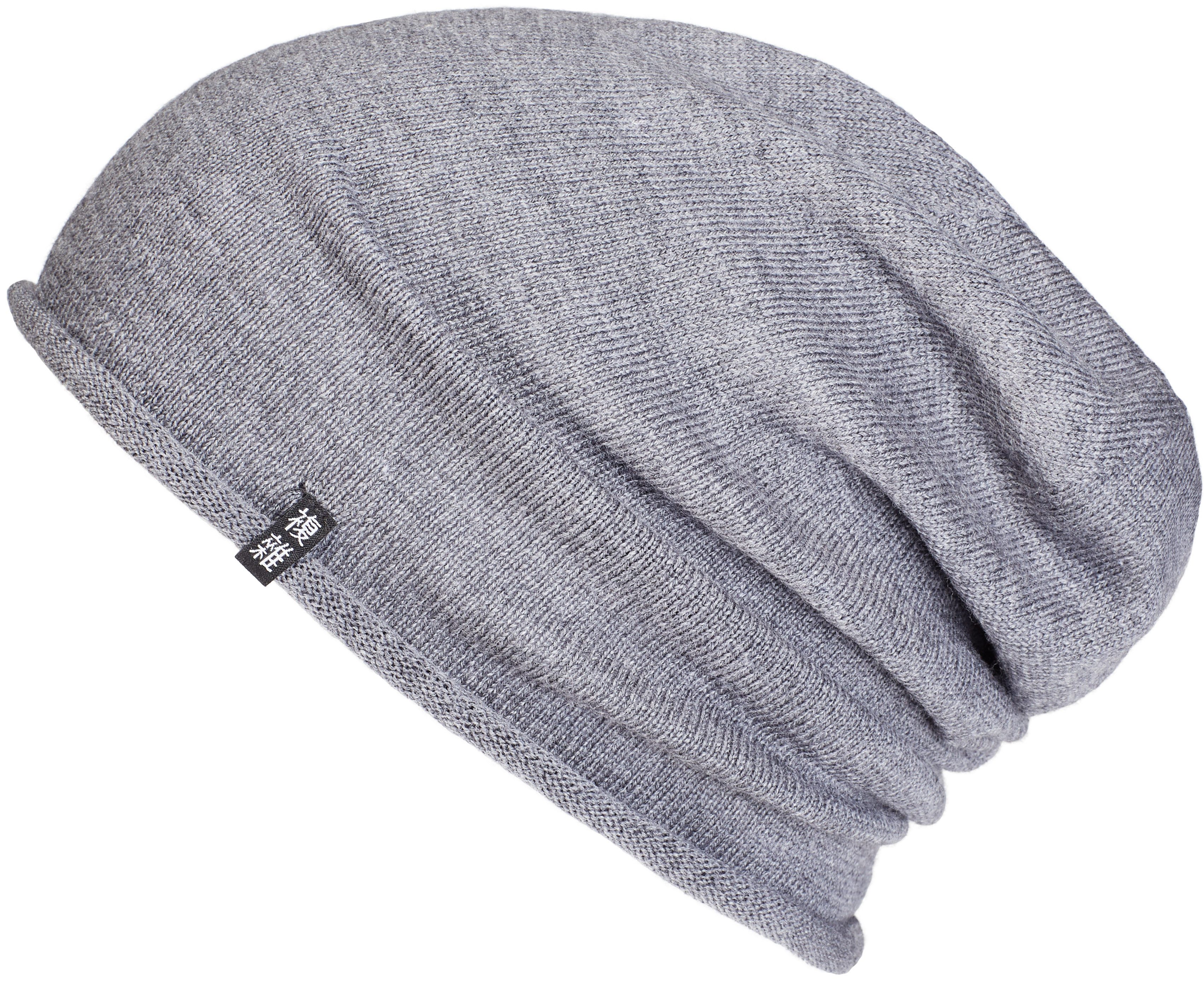 Enter the Complex Beanie Mütze - Umi - Damen und Herren 100% Merino Wolle, 1-Lagig gestrickt