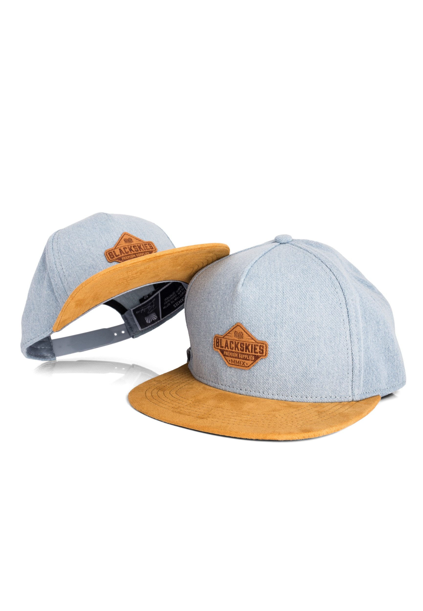 Baseball Cap Essentials Snapback Cap 2er Set Eltern-Kind - Jeansblau-Braun