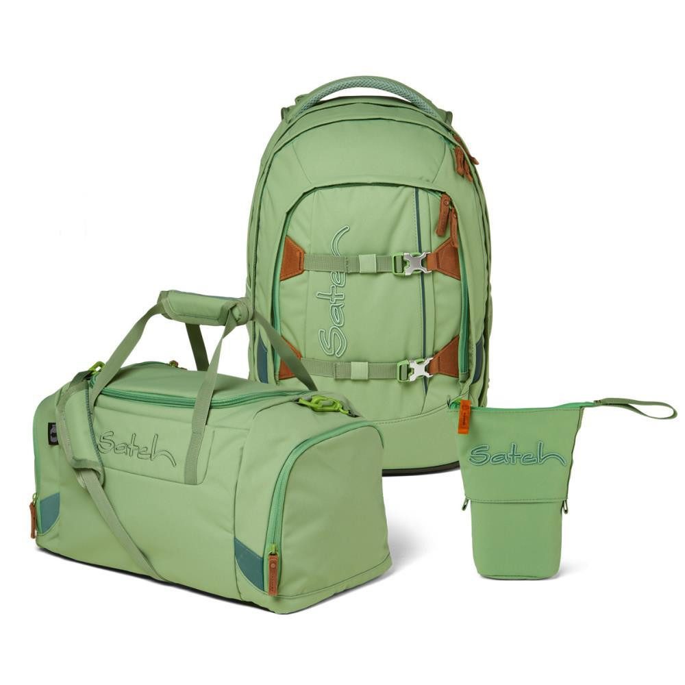 Satch Schulrucksack Pack (3tlg., inkl. Pencil Slider und Sporttasche)