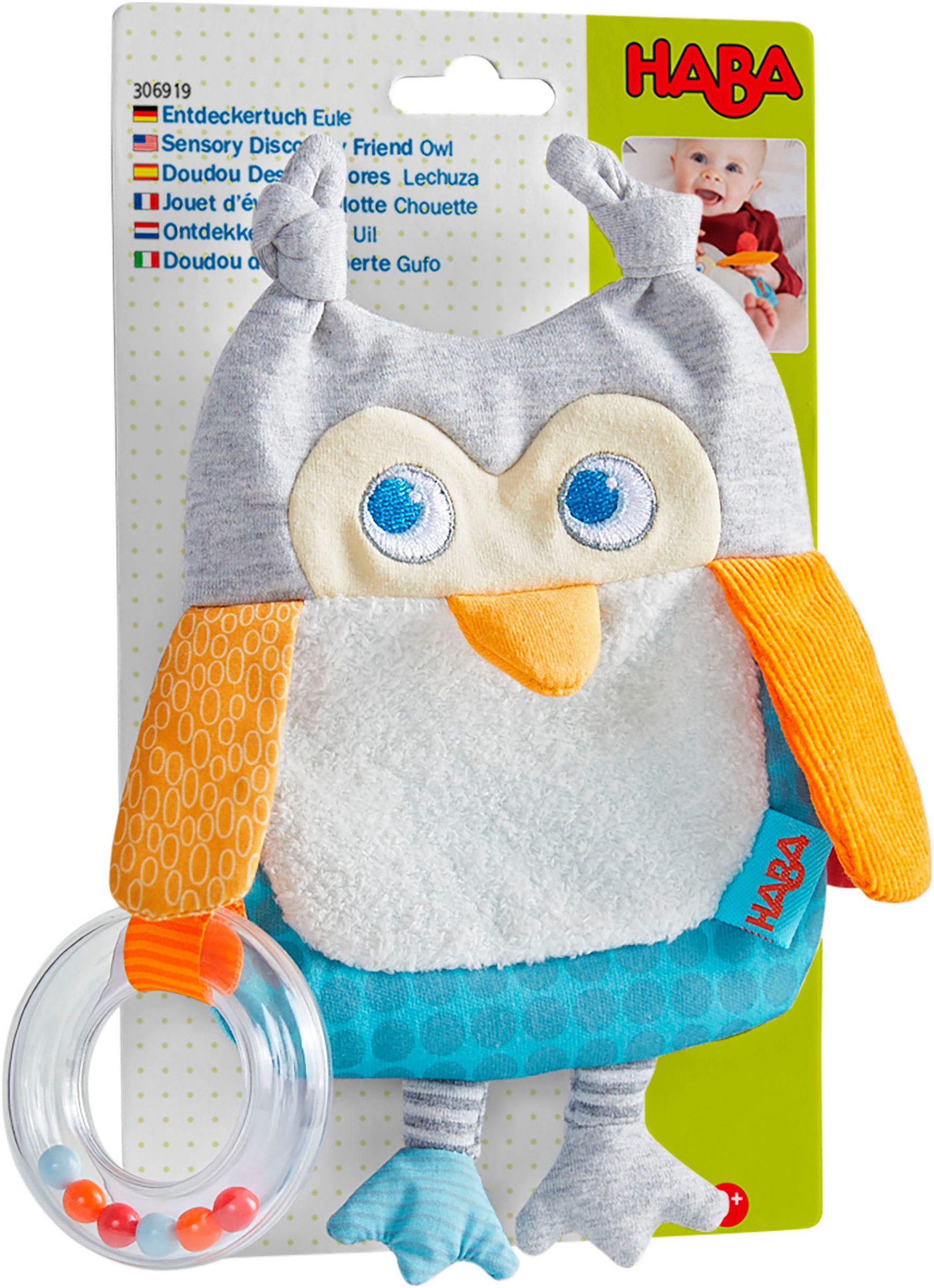 Haba Greifspielzeug Entdeckertuch Eule günstig online kaufen