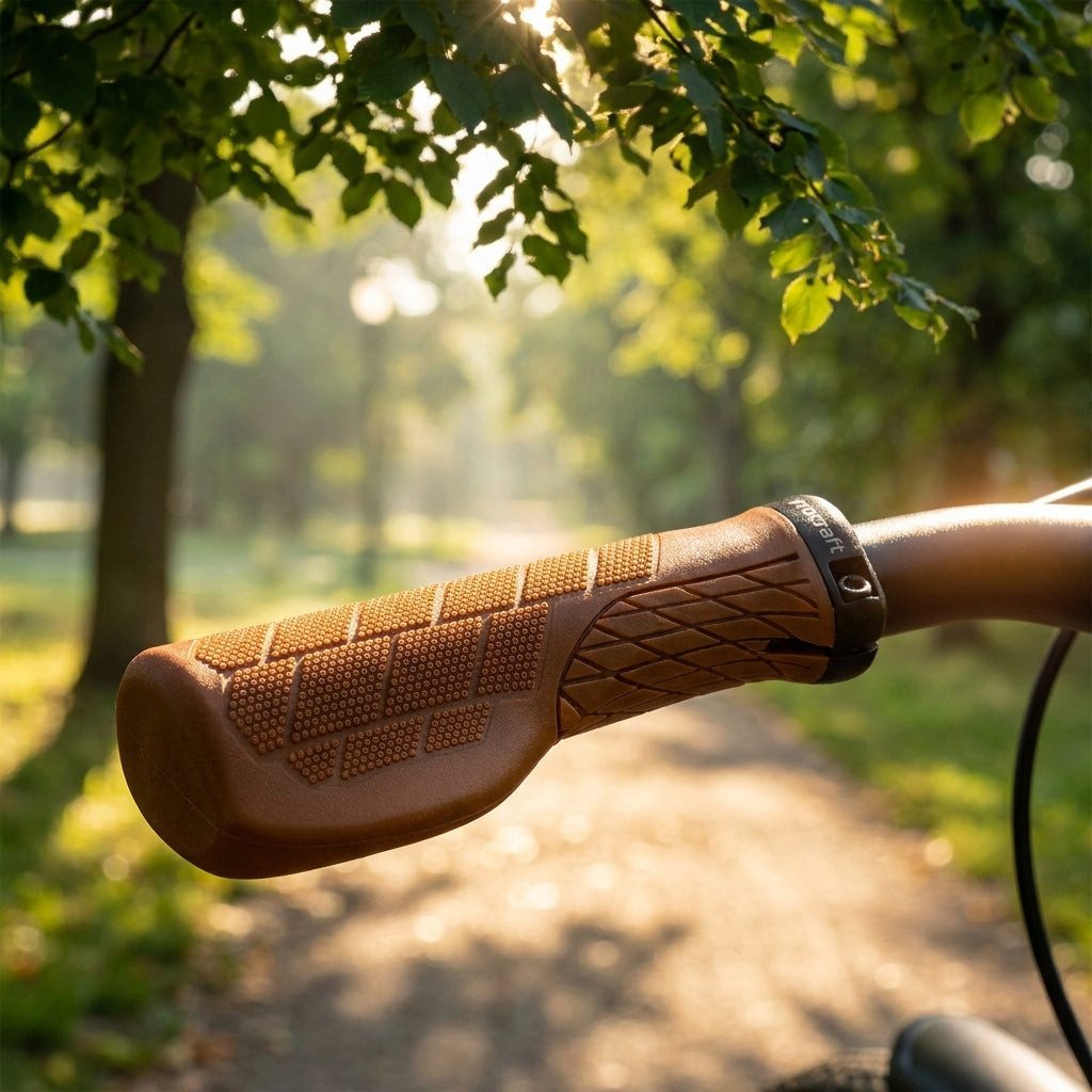 Procraft Fahrradlenkergriff Procraft Lenkergriff Ergo Comp II 138 mm Braun - ergonomischer Komfort