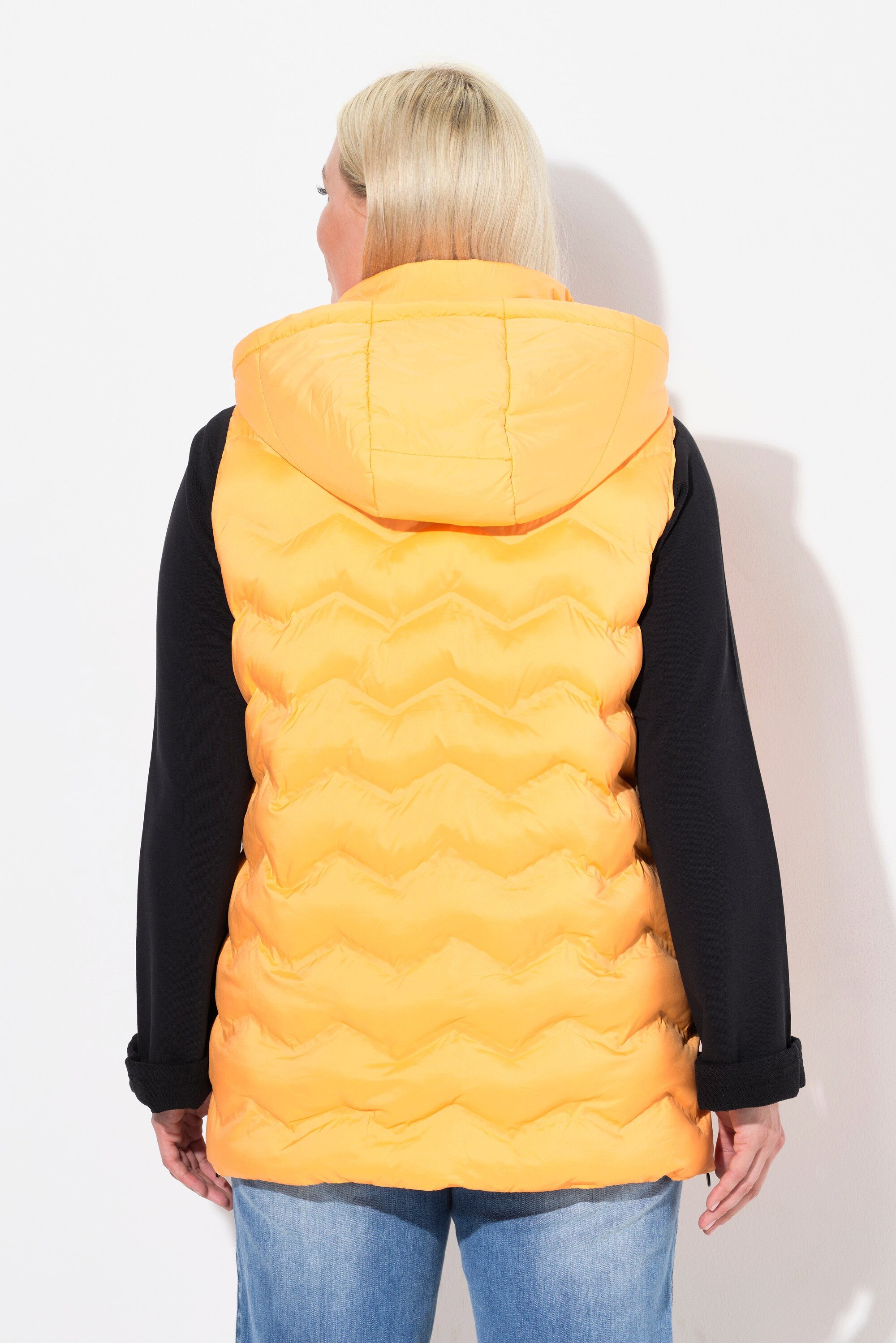 Ulla Popken Steppweste HYPRAR Steppweste wasserabweisend Kapuze