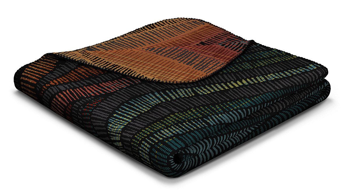 Wohndecke Vivid Waves, Biederlack, kuscheliger Blickfang