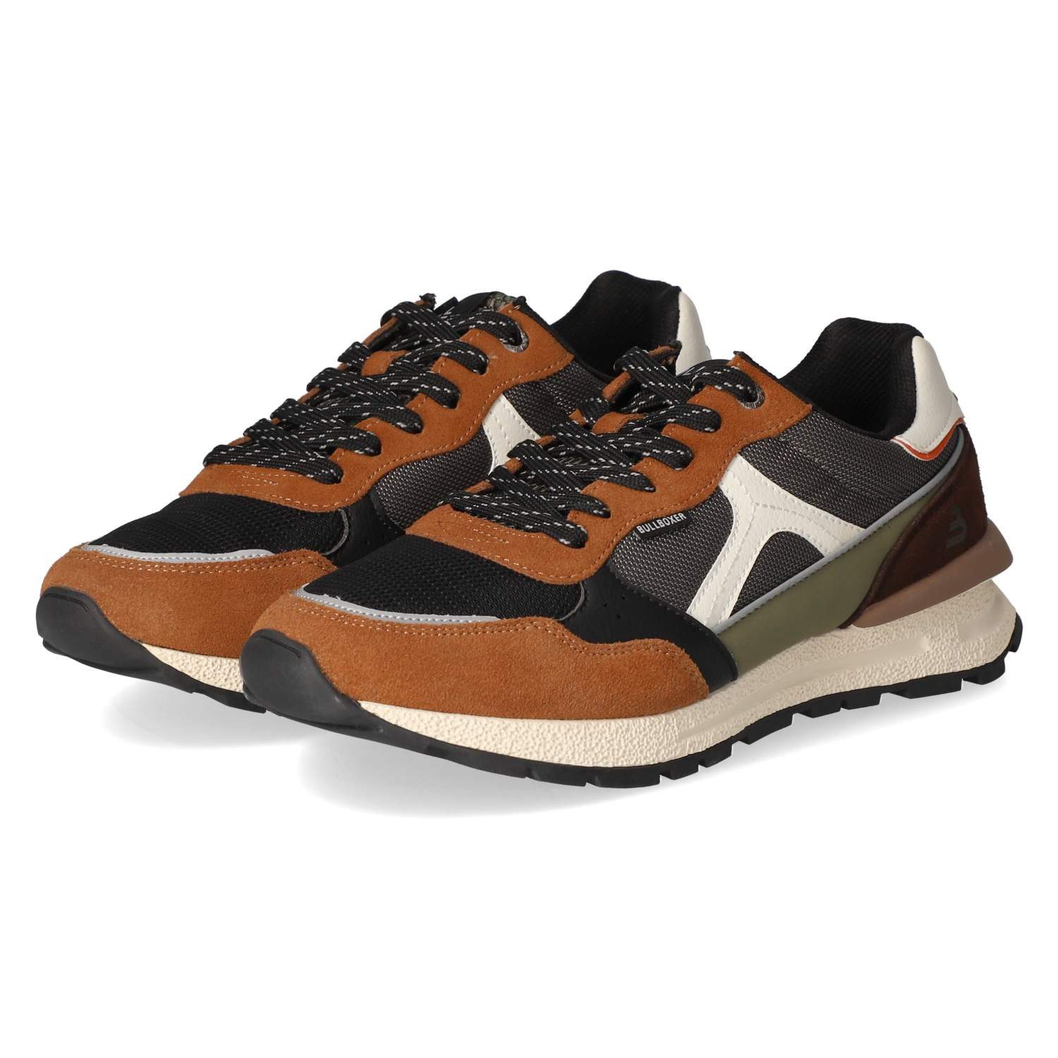 Bullboxer Bullboxer Sneaker Low 7XC0060101 3100 Herren Synthetik, Leder & Texti Sneaker