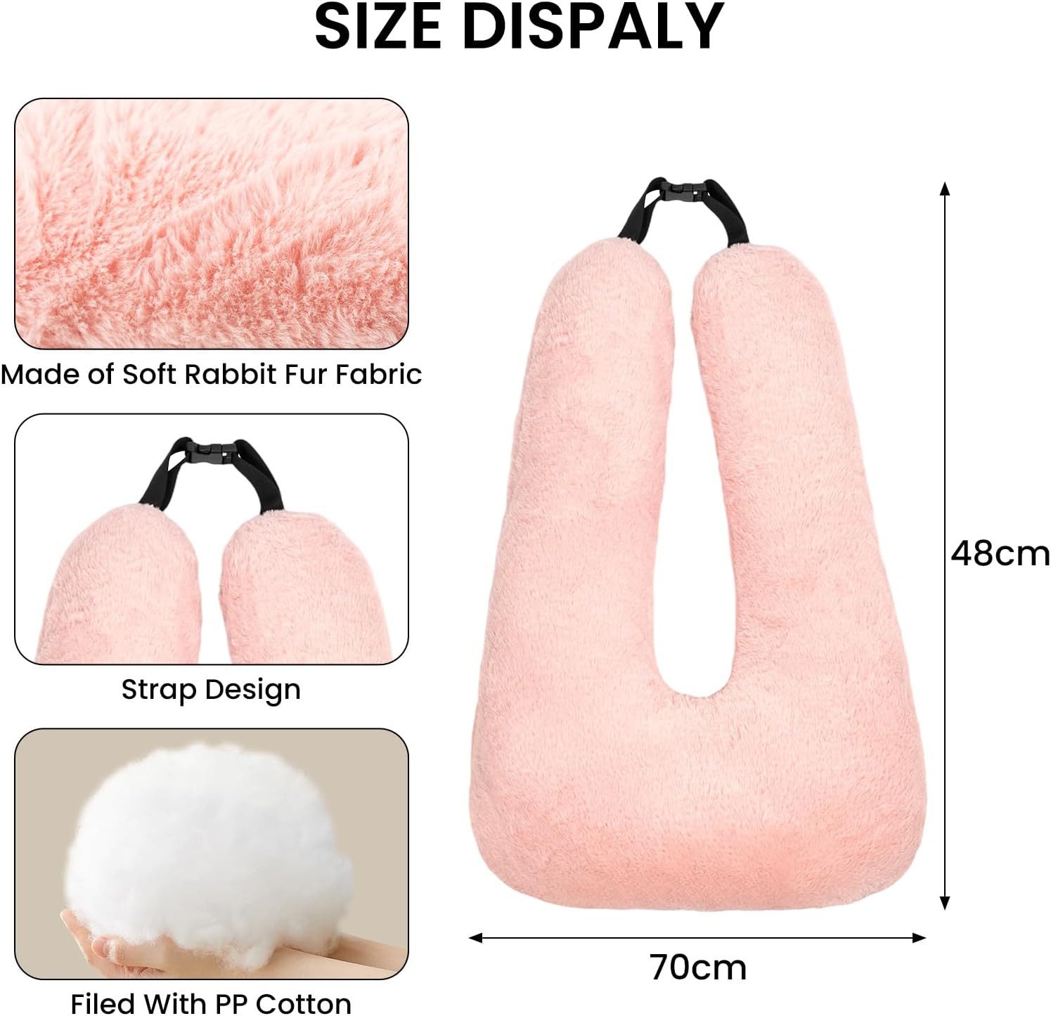 Youyijia Reisekissen U-förmiges Reisekissen für Auto, Flugzeug & Bahn weiches Nacken