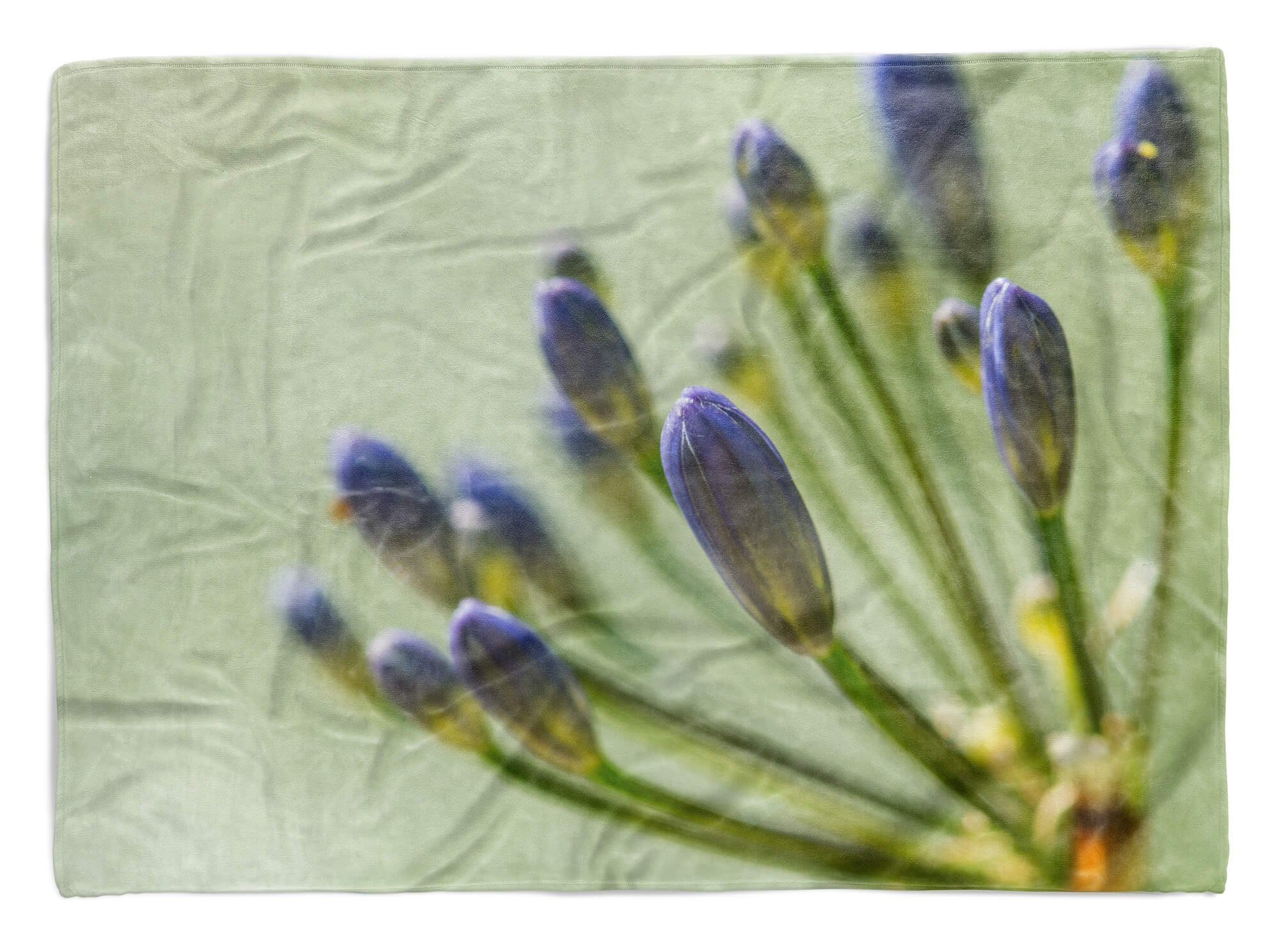 Sinus Art Handtücher Handtuch Strandhandtuch Saunatuch Kuscheldecke mit Fotomotiv Blüte Nektar Makro, Baumwolle-Polyester-Mix (1-St), Handtuch