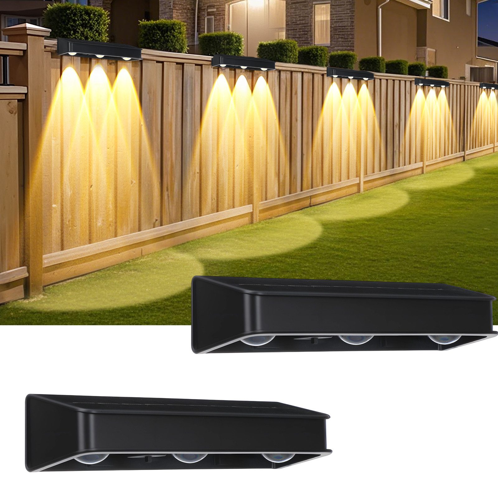 WILGOON LED Solarleuchte 4 Stück Solar günstig online kaufen