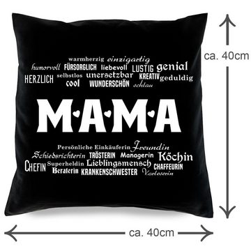 Soreso® Dekokissen Kissen + Socken Geschenk für Mama zum Geburtstag Muttertag Weihnachten, Geburtstagsgeschenk Weihnachtsgeschenk Muttertagsgeschenk