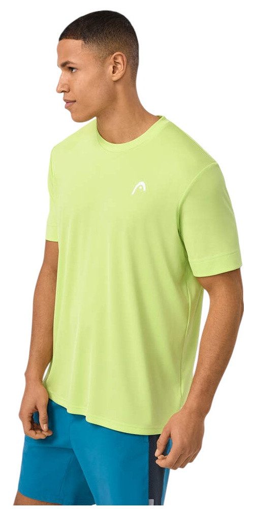 Head Poloshirt Tennis-Tshirt Slice II (feuchtigkeitsabsorbierend) limegelb Herren
