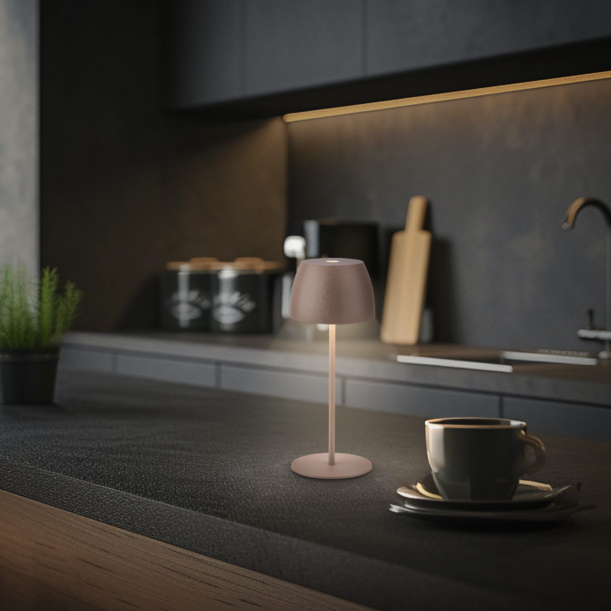 Briloner Leuchten Tischleuchte Akku Tischlampe dimmbar günstig online kaufen
