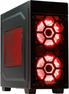 Hyrican Striker 6474 red Gaming-PC (Intel Core i5 9400F, GTX 1650 SUPER, 16 GB RAM, 1000 GB HDD, 480 GB SSD, Luftkühlung)