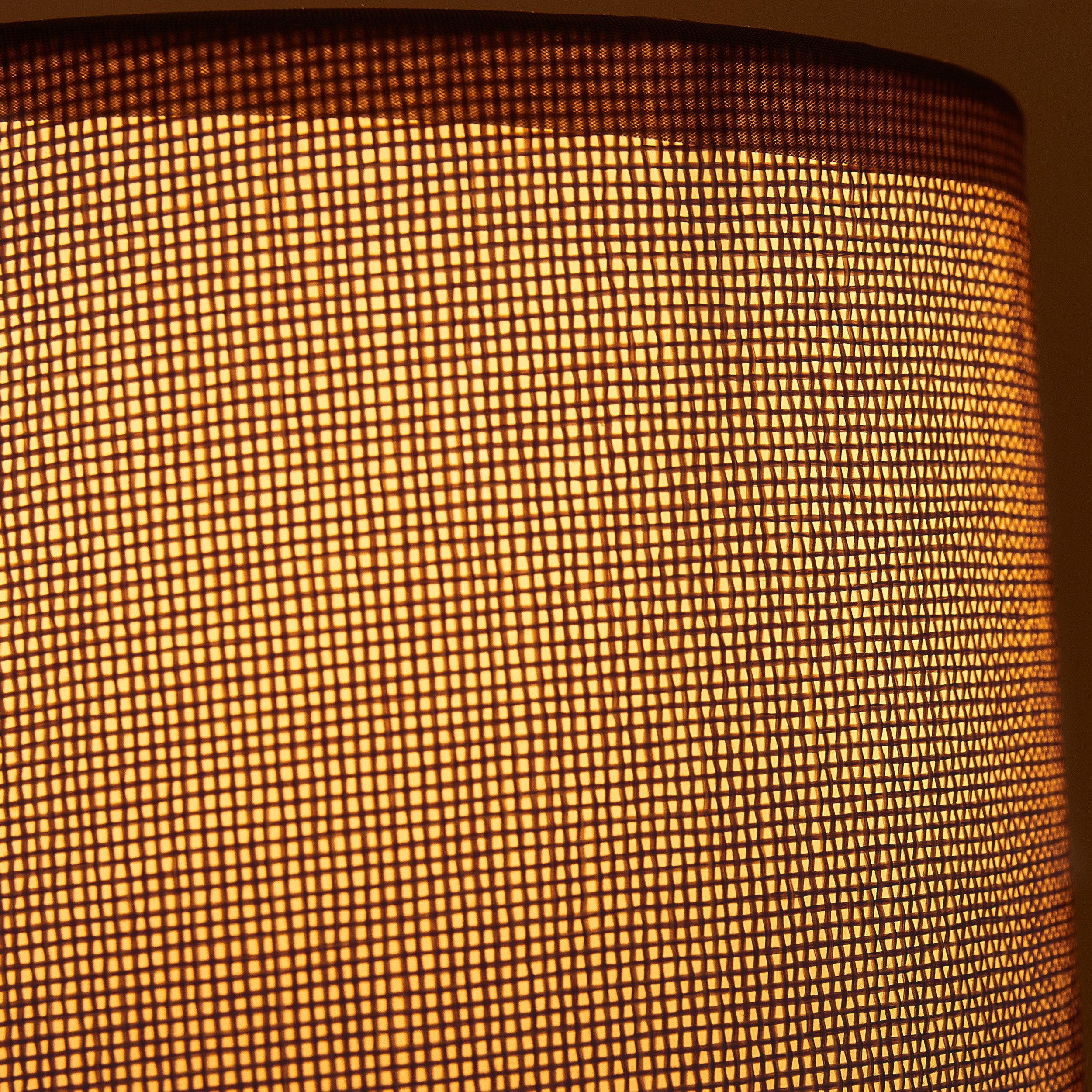 BRUBAKER Tischleuchte Designer Nachttischlampe Grau, 2er - Ohne Set 1x Nachttischlampen mit oder Tischlampe, Keramikfuß - Leuchtmittel, Modern Deko