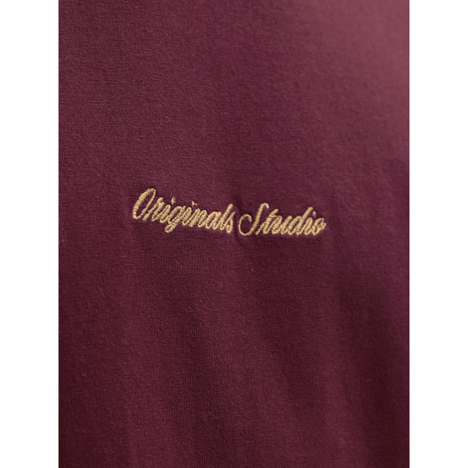 Jack & Jones Rundhalsshirt Jack&Jones Übergröße T-Shirt weinrot JORNORREBRO günstig online kaufen