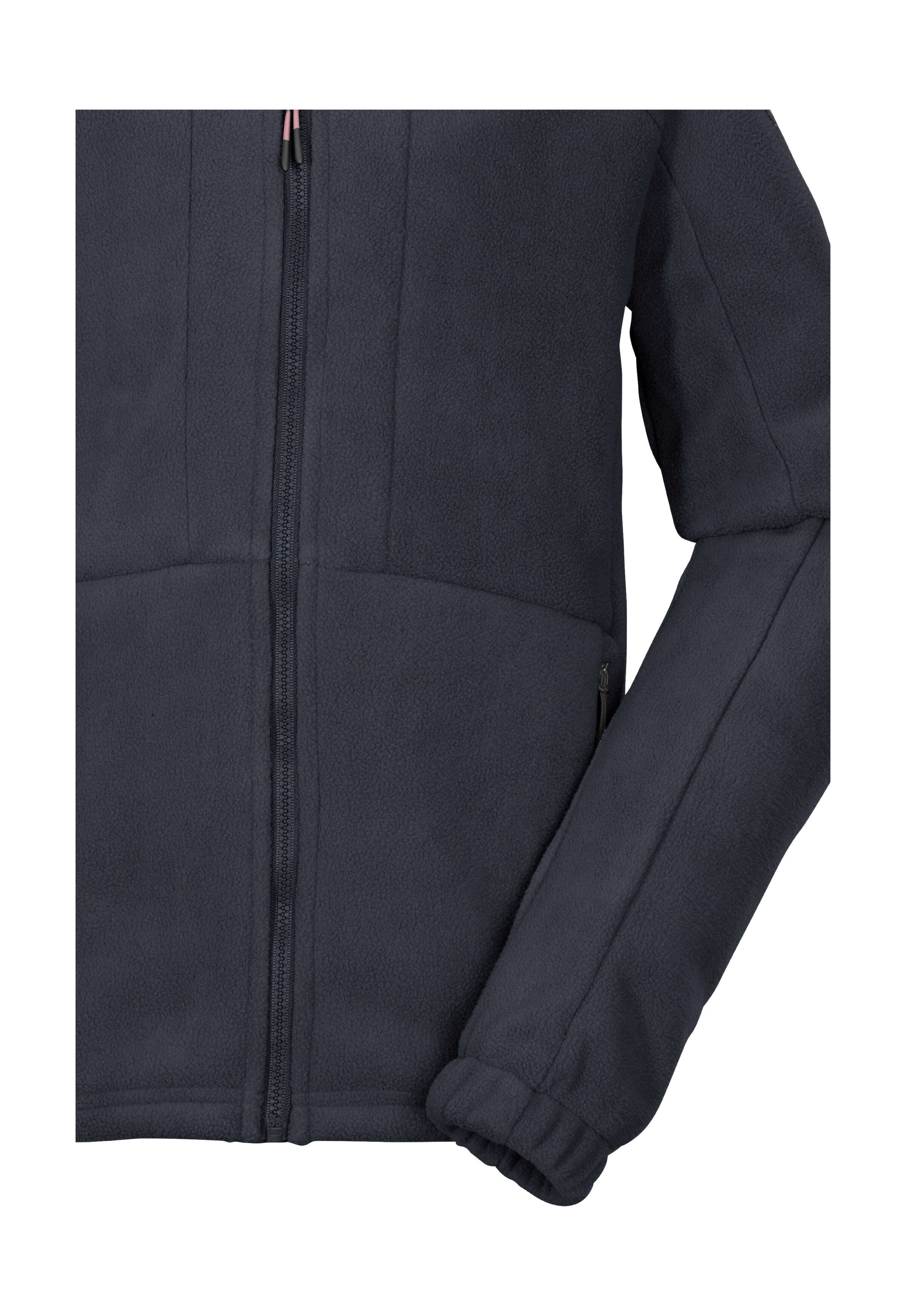Killtec Fleecejacke KOW 216 GRLS FLC JCKT Fleecejacke mit Kinnschutz, elastischen Bündchen und Zipper-Taschen