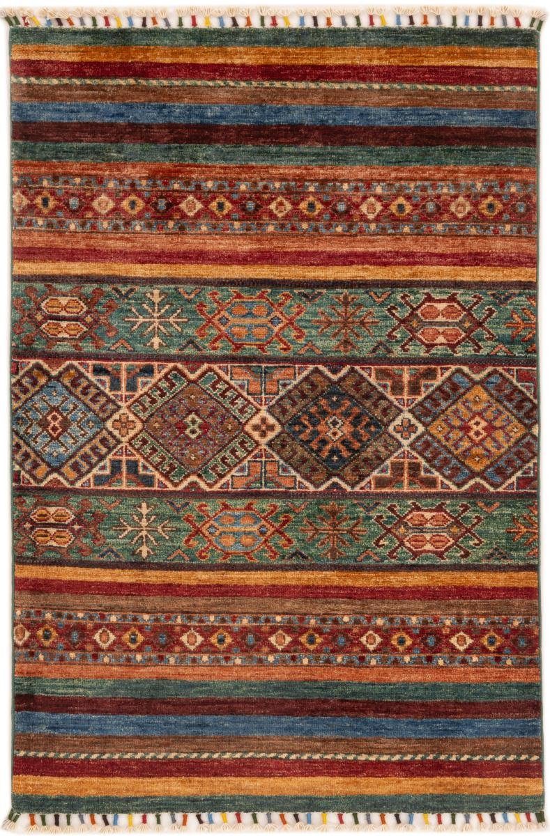 Orientteppich Arijana Shaal 86x127 Handgeknüpfter Orientteppich, Nain Trading, rechteckig, Höhe: 5 mm