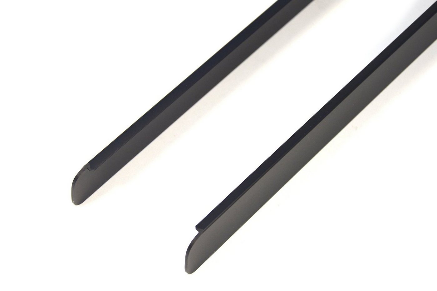 Thumbnail - IHC Stuckleiste Endleiste Winkelleiste Seiteleiste Arbeitsplatte Küche Schwarz 28mm, Links+Rechts ohne Schraubenlöcher