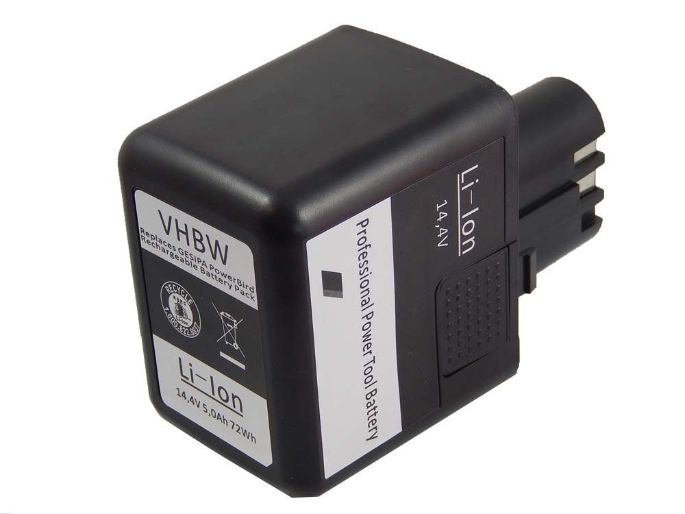 vhbw kompatibel mit Würth ANG 14, ANG 310 Akku Li-Ion 5000 mAh (14,4 V)
