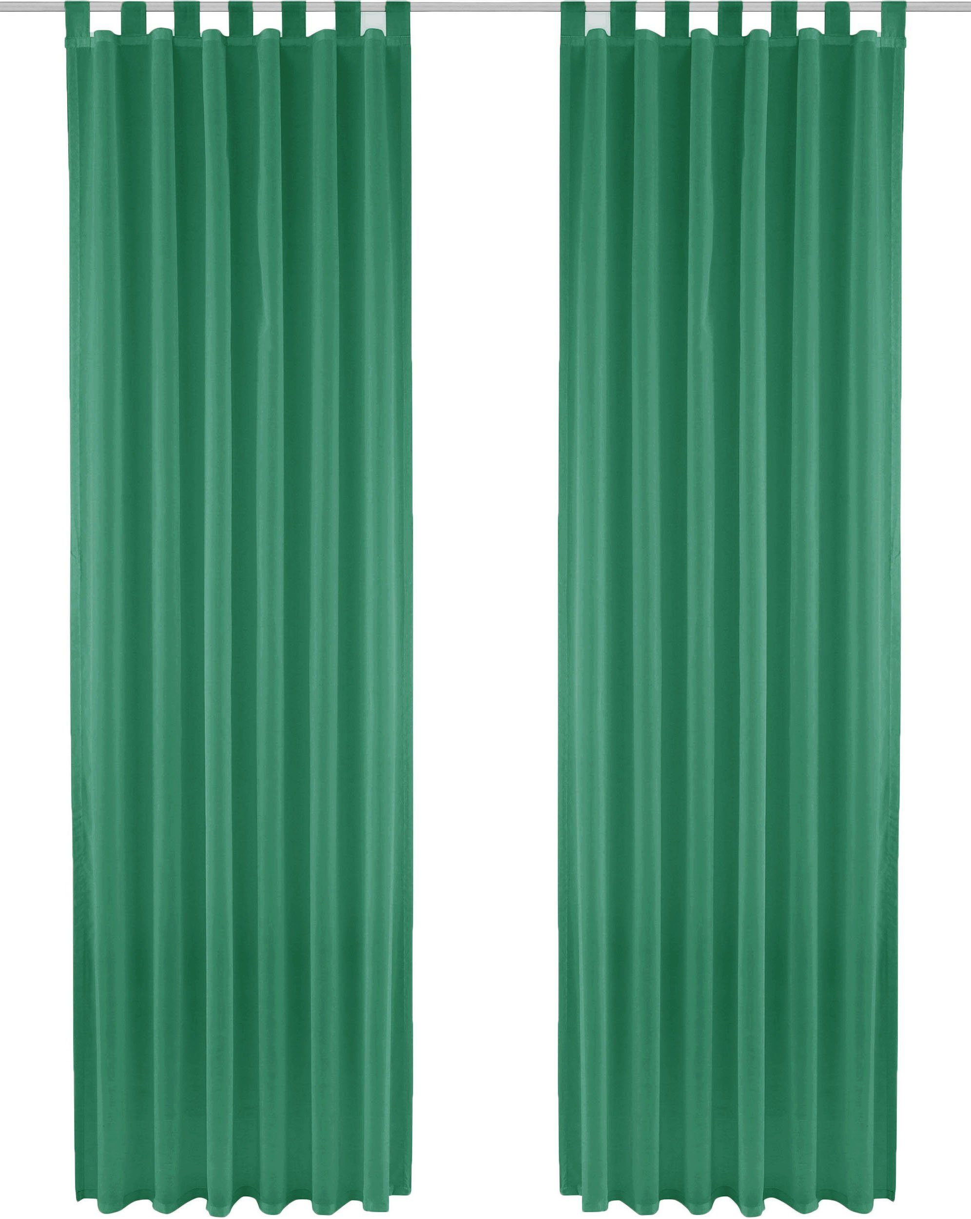 my home Gardine XANA mit Ösen, Kräuselband oder Schlaufen (1 St), Schlaufen günstig online kaufen