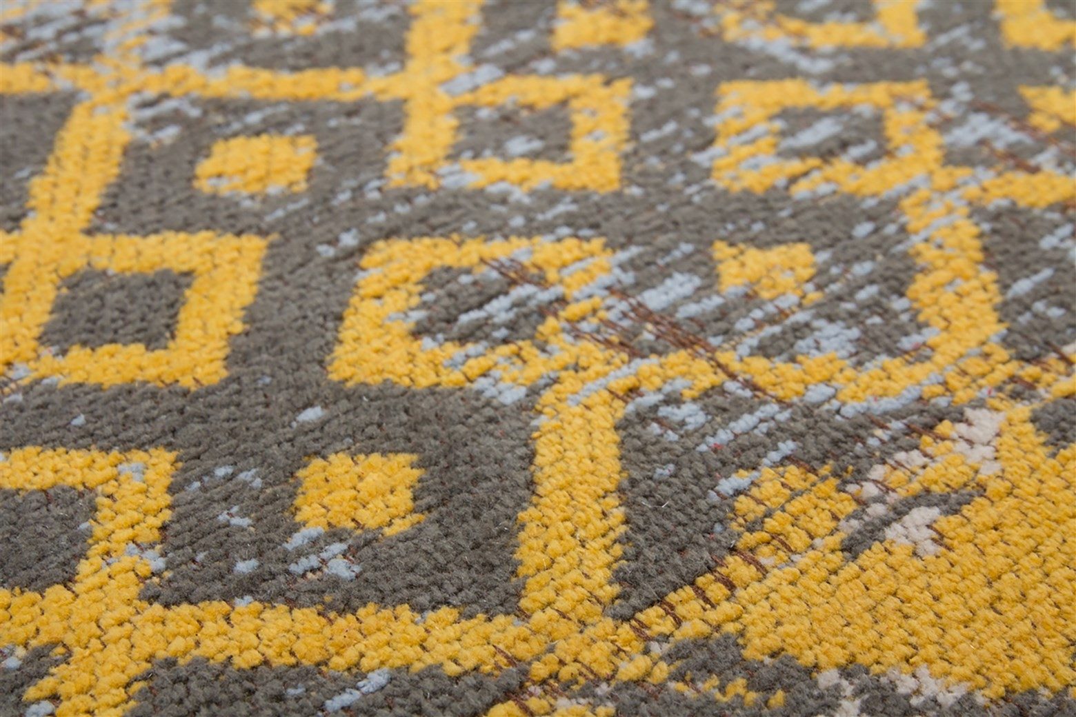 Kayoom Teppich in Gold, 100% Baumwolle - 170x120cm (LxB)