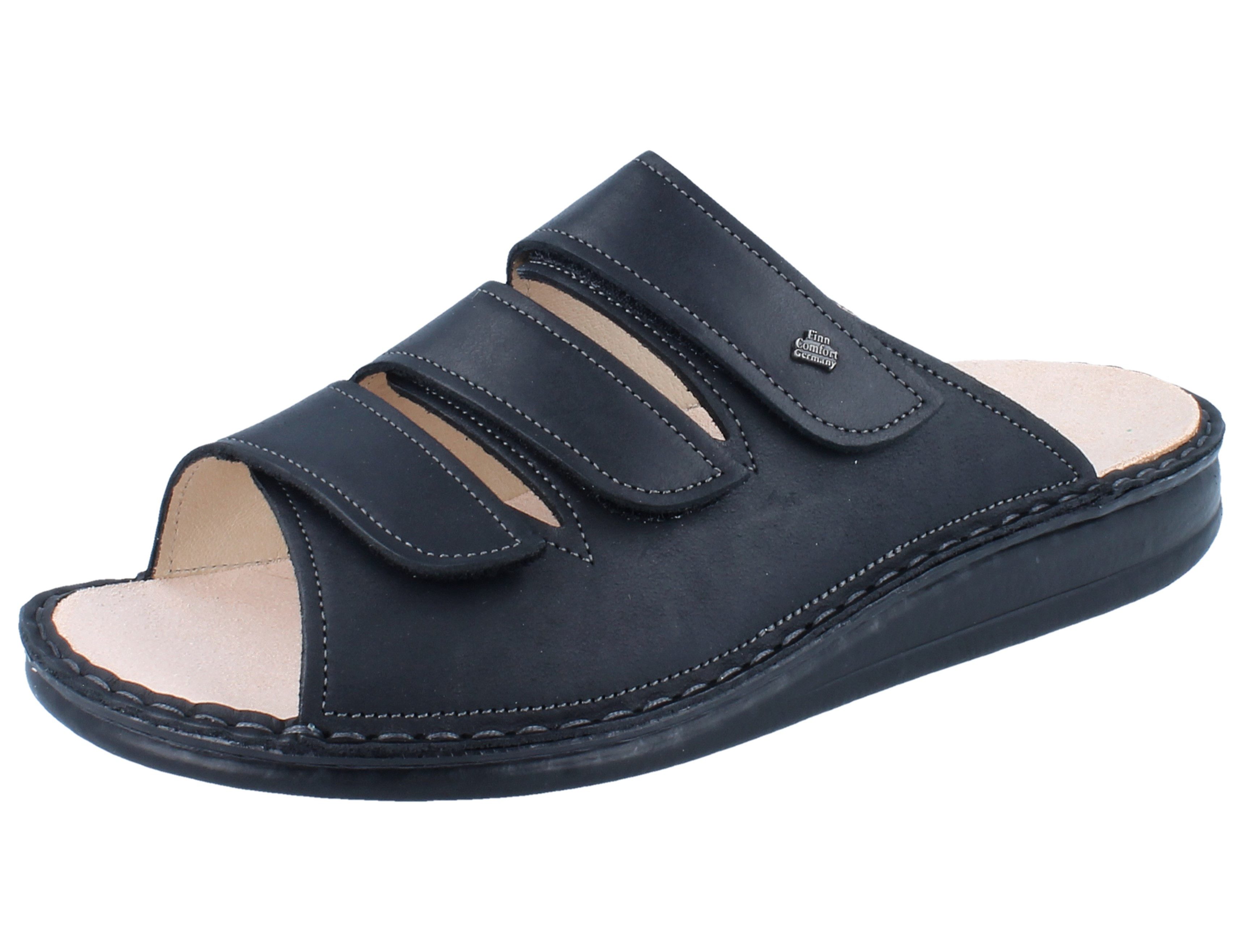 FINN COMFORT Korfu schwarz Nuri - Größe: 45 Hausschuh
