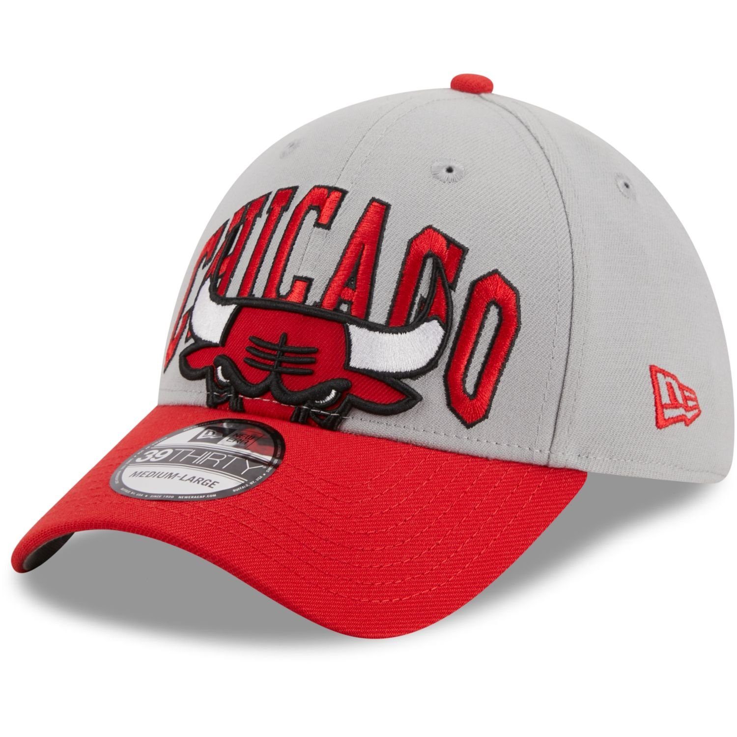 New Era Flex Cap Bulls 39Thirty TIP Chicago NBA OFF