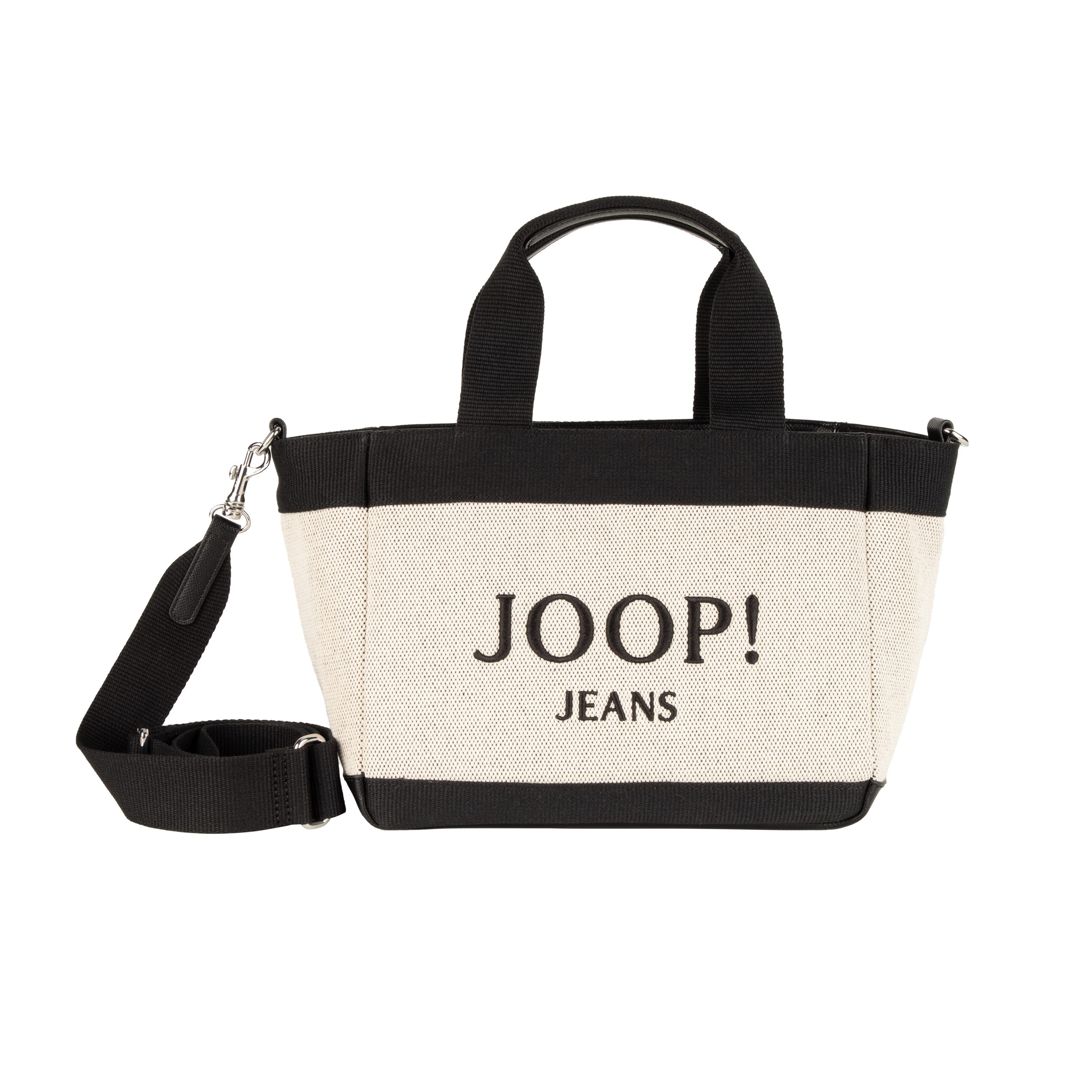 Joop Jeans Handtasche calduccio tela yvette handbag shz, Damen Umhängetasche mit plakativem Logo