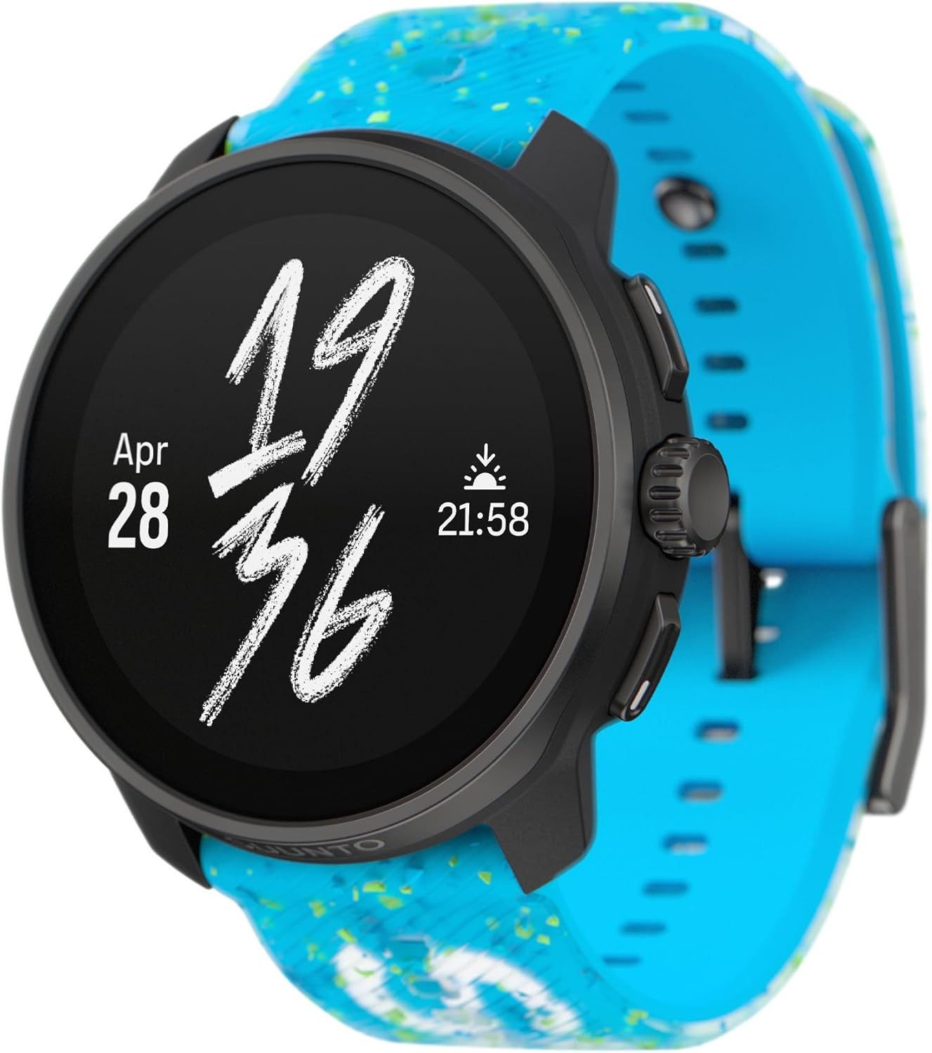 Suunto Smartwatch (3,3 cm, android ios), Multisport Smartwatch mit GPS AMOLED Display HRV und 95 Sportmodi