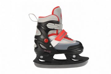 AMIGO Inlineskates 2 in 1 Kinder - Inlineskates & Eishockey Schlittschuhe, (in rot, blau oder gelb), größenverstellbar von 30 - 33 (30 31 32 33) & 34 - 37 (34 35 36 37)