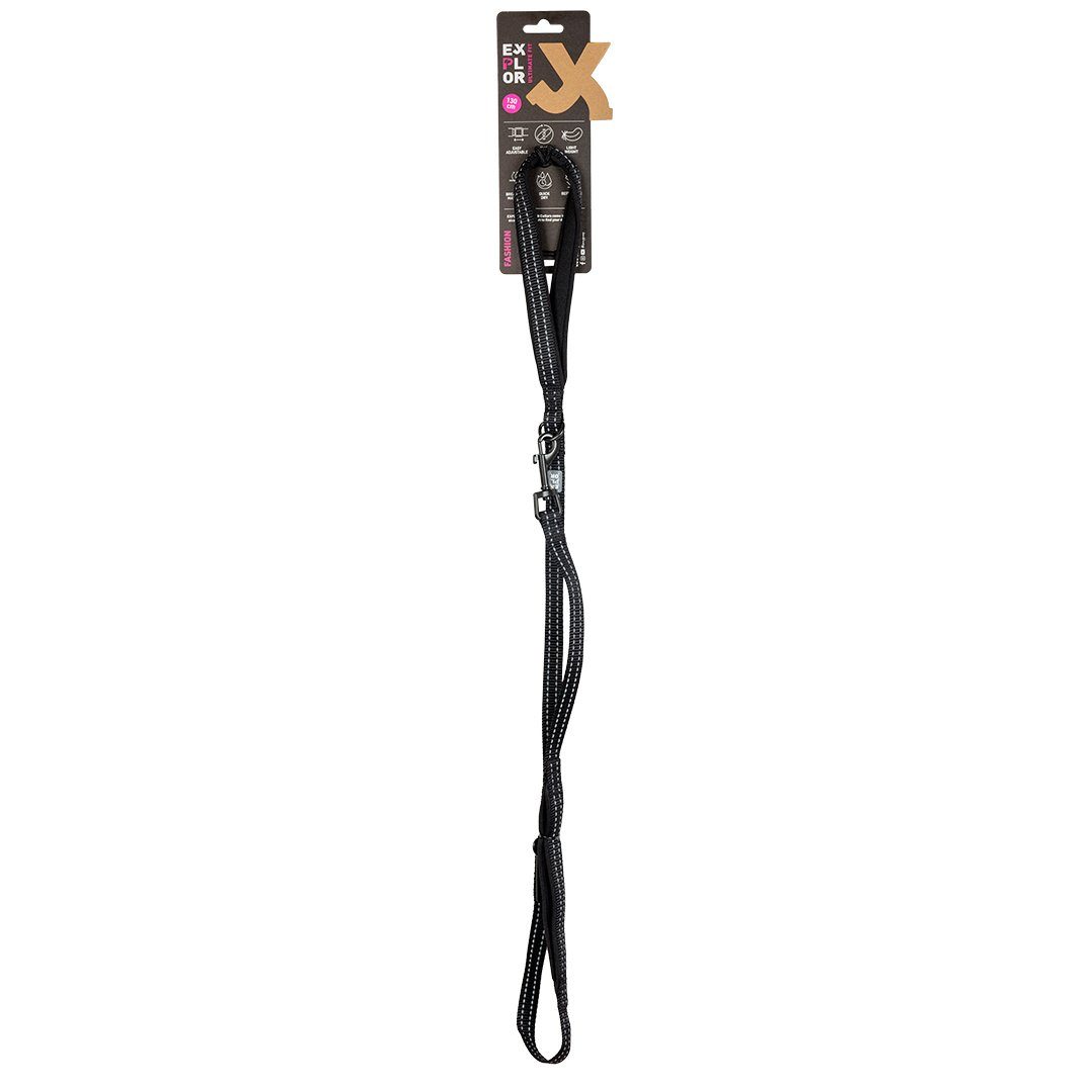DUVO+ Hundeleine Duvoplus EXPLOR Ultimate Fit On-The-Road-Leine Fashion - granite