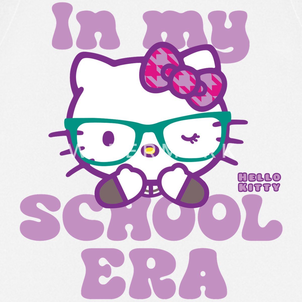 Spreadshirt Kochschürze Hello Kitty Schulkind In My School Era Kochschürze, (1-tlg)
