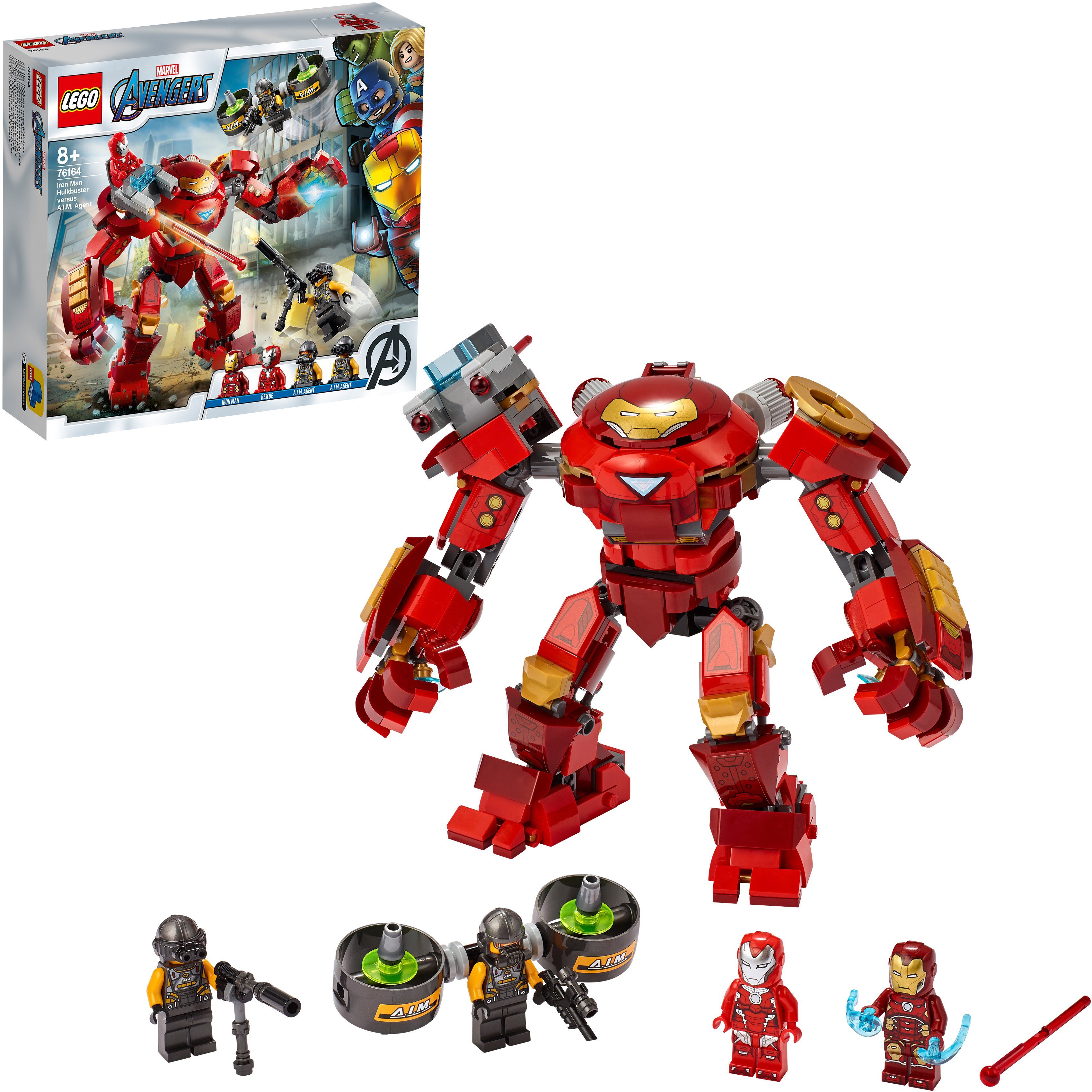 Image of LEGO Iron Man Hulkbuster vs. A.I.M.-Agent Spielset, Mehrfarbig