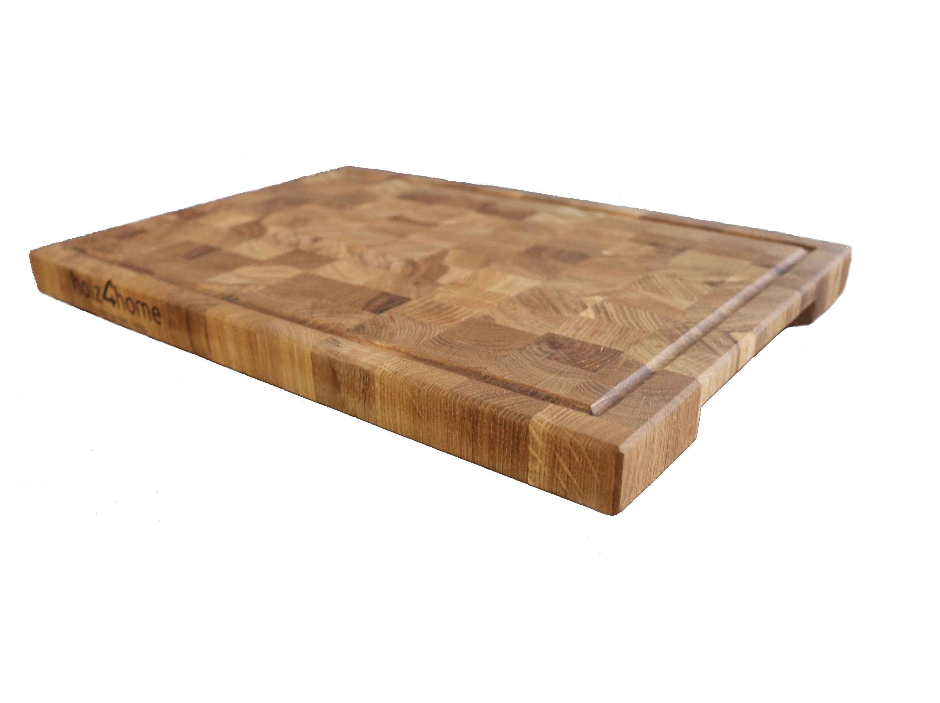 holz4home Schneidebrett Schneidebrett Stirnholz Eiche Würfelmuster von  holz4home®, Steakbrett | Schneidebrett Stirnholz Eiche Würfelmuster von  holz4home®