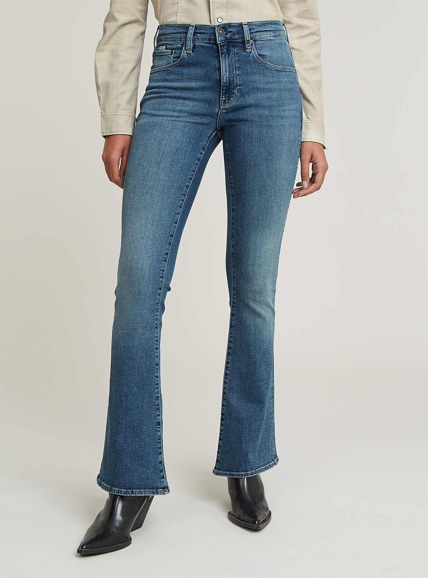 G-STAR 5-Pocket-Jeans 3301 Flare Jeans