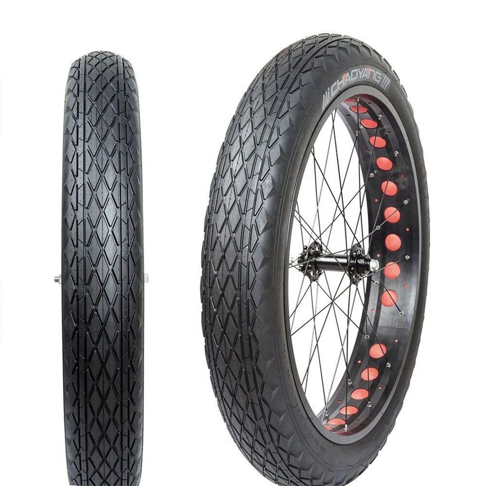 Chaoyang Fahrradreifen 2 Stk Fatbike Reifen Sand Storm 20x4.0 100-406 inkl. 2 x Schläuche SET, (2-tlg)