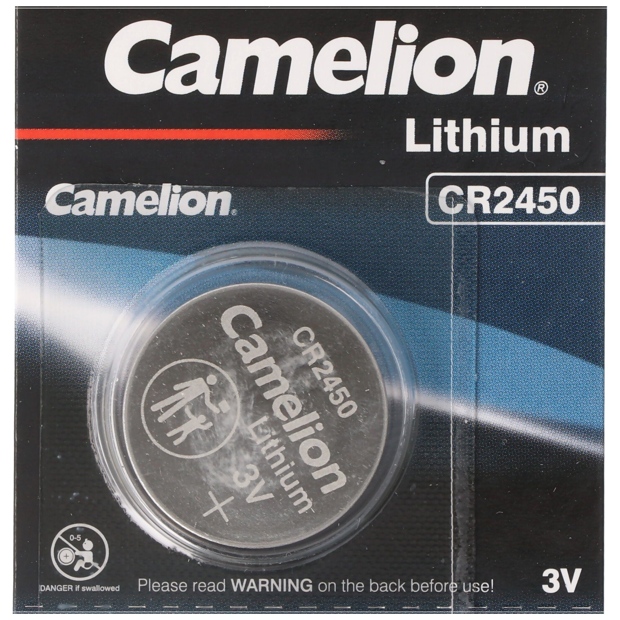 Camelion Camelion CR2450 Lithium Batterie im praktischen 5er Set Batterie, (3,0 V)