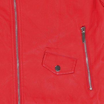 Ital-Design Outdoorjacke Damen Freizeit Jacke & Mantel in Rot