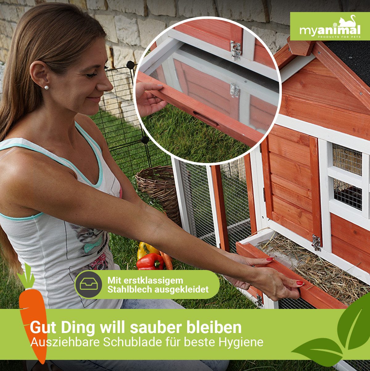 My Animal Kleintierstall XXL Hasenstall inkl. günstig online kaufen