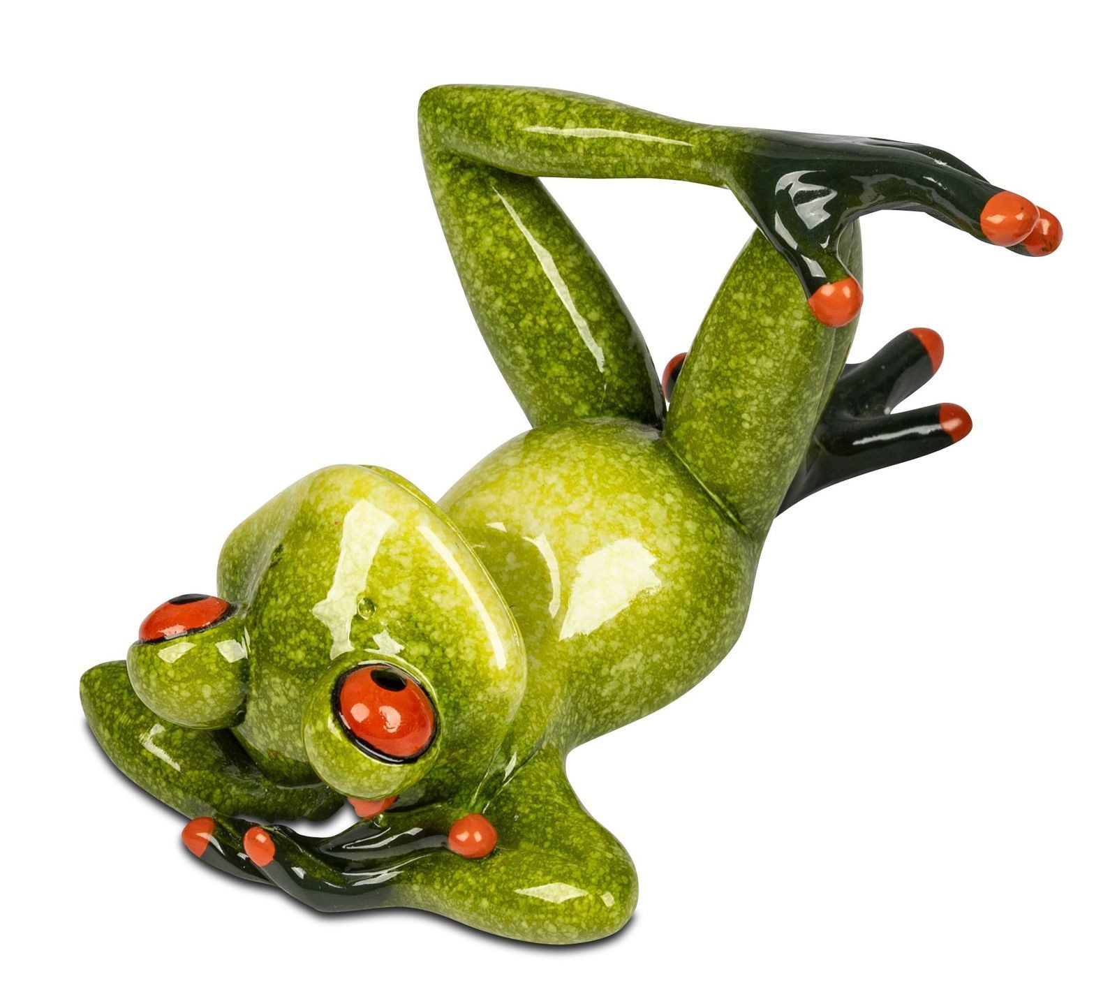 formano Sammelfigur Frosch Handyhalter Smartphone-Halterung Polyresin Froschhausen 15 cm