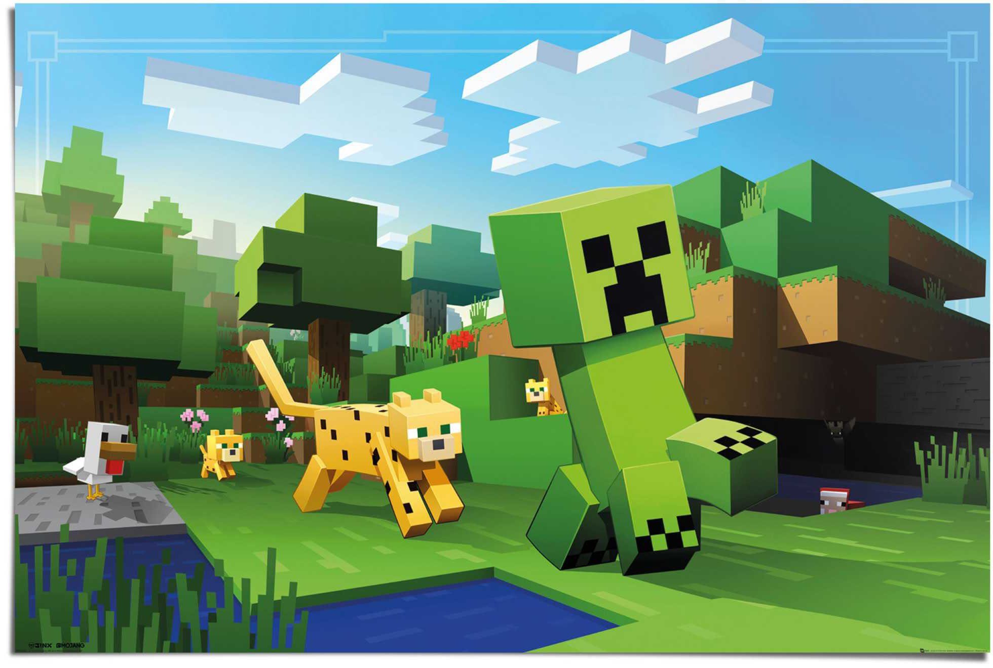 Reinders! Poster Poster Minecraft, Spiele (1 günstig online kaufen